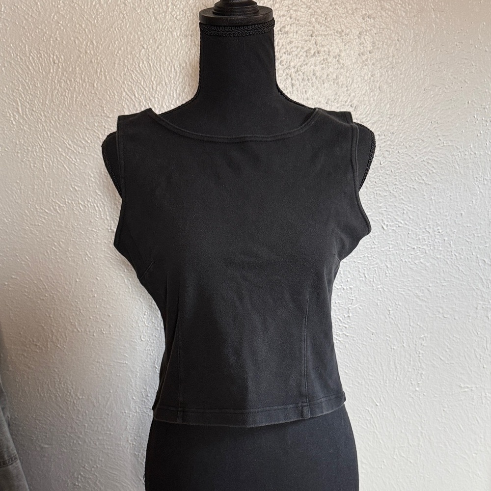 Classic Black Sleeveless Top